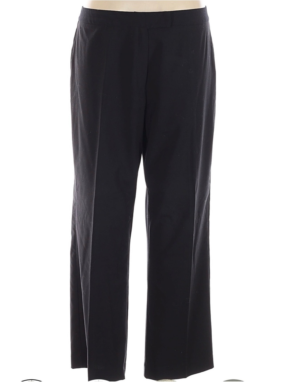 Women’s Black Straight-Leg Dress Pants